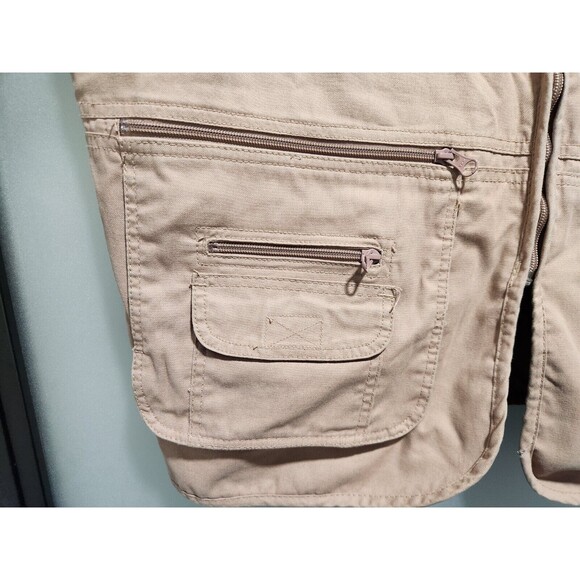 HQ Issue Khaki Men's Tactical Hunting Vest - Size 2XL - Picture 2 of 10